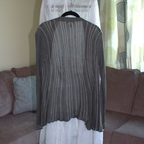 Cato Long Sleeve Sweater | Open Faced Cardigan - Picture 2 of 6